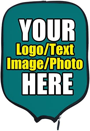 Custom Pickleballs Paddles Cover Protector, Fits Most Paddles Rackets, 8.5x11.5 inches Personalized Pickleballs Padd