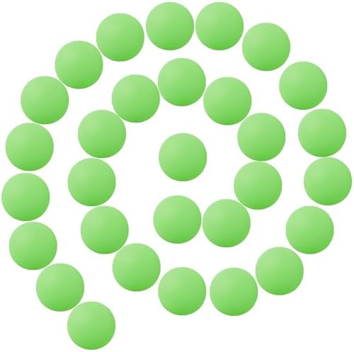 30 Pack 40mm Plastic Ping Pong Balls for Carnival Games Party Outdoor Decoration Handmade DIY Pet