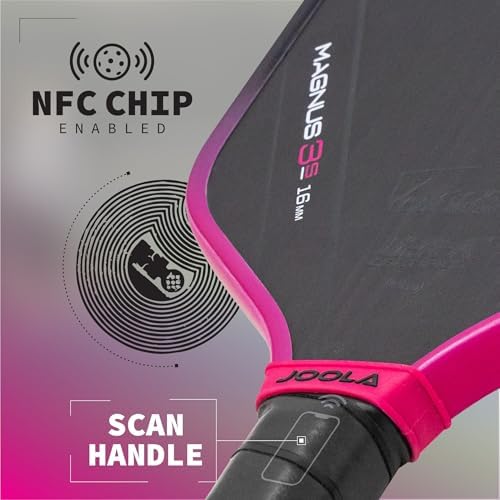 JOOLA 3S Pickleball Paddles – Raw Carbon Fiber Surface – UPA-A Certified – Aerodynamic Design & Wide Body – Suitable for