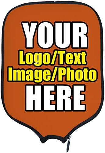 Custom Pickleballs Paddles Cover Protector, Fits Most Paddles Rackets, 8.5x11.5 inches Personalized Pickleballs Padd