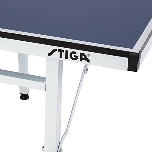 Stiga Space Saver Compact Ping Pong Table Separate Table Halves Regulation Height No Assembly Required
