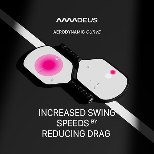 Nicol Amadeus 16MM Pickleball Paddle - Precision Carbon Fiber for More Spin & Control | Lightweight Racket | High-Perfor