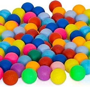 Colored Ping Pong Balls 50/100 Pack for Kids DIY Games ||4g 40mm Colored Ping Pong Balls for Learning Activities |Bulk 5