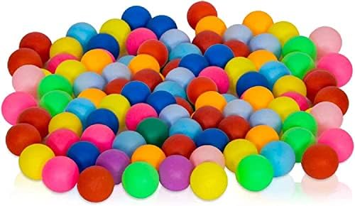 Colored Ping Pong Balls 50/100 Pack for Kids DIY Games ||4g 40mm Colored Ping Pong Balls for Learning Activities |Bulk 5