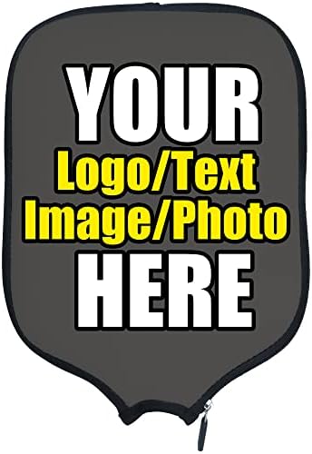 Custom Pickleballs Paddles Cover Protector, Fits Most Paddles Rackets, 8.5x11.5 inches Personalized Pickleballs Padd