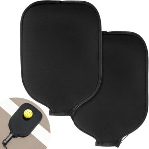 Pickleball Dink Ball Racket Neoprene Cover - Durable Protective Accessory | Universal Paddle Cover for Pickleball Dink