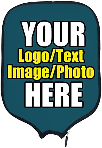 Custom Pickleballs Paddles Cover Protector, Fits Most Paddles Rackets, 8.5x11.5 inches Personalized Pickleballs Padd