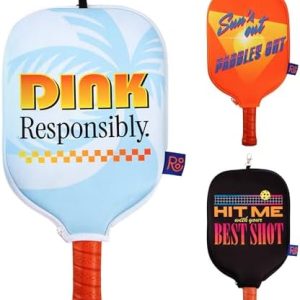 Roo Pickleball Paddle Cover - Neoprene Blend of Style and Protection | Pickleball Accessories | Roo Neoprene Pickleball
