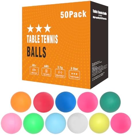 3 Star High Performance ABS Table Tennis Balls - Training, Game