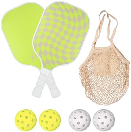 Sonix USAPA Approved Pickleball Paddles Set of 2 for Adults | Fiberglass Surface Pickleball Set with 2 Rackets, 4 Balls,