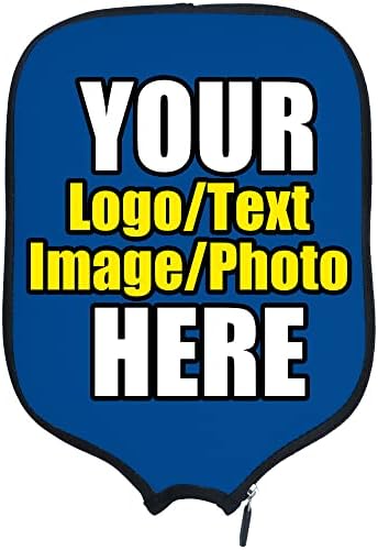 Custom Pickleballs Paddles Cover Protector, Fits Most Paddles Rackets, 8.5x11.5 inches Personalized Pickleballs Padd