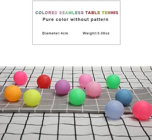 KEVINZ Assorted Color Ping Pong Balls 120-Pack for Games, Crafts, Parties, and Pets