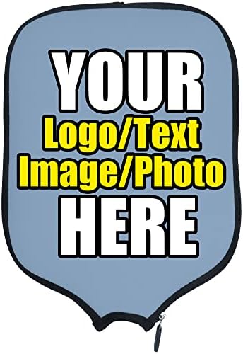 Custom Pickleballs Paddles Cover Protector, Fits Most Paddles Rackets, 8.5x11.5 inches Personalized Pickleballs Padd