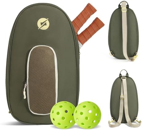 Women's Quilted Crossbody Pickleball Bag for Pickleball Paddle Storage | Pickleball Backpack for Women Sleek Quilted De