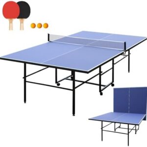 Professional |5/6ft/9ft Portable Ping Pong Table Set for Indoor/Outdoor Multi-Use | Folding |5/6ft/9ft Mid-Size Ping Po