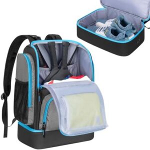 Pickleball Bags for Men Women | Pickleball Backpack for 4 Paddles with Shoe Compartment | Large Capacity Pickle Ball Equ