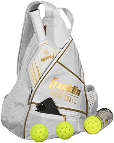Franklin Sports Pickleball Bags - Sling Bag Backpack for Gear + Equipment - Perfect for Men + Women - Holds Paddles, Bal