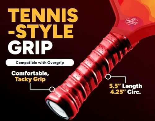 Friday Fever Paddle, Raw Carbon Fiber, Gen 3 Construction Friday Fever Paddle, USAP PBCoR .43 Certified, Dual-Edge Foa