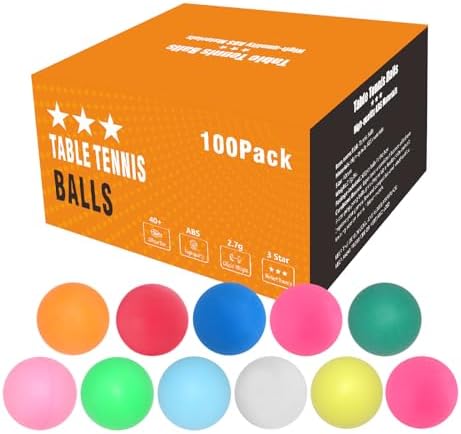 3 Star High Performance ABS Table Tennis Balls - Training, Game