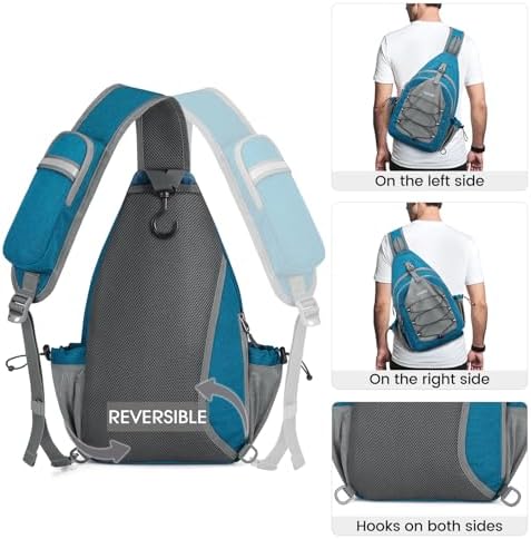 Pickleball Bag Crossbody Sling Bag Gifts for Men Women OEKO-TEX STANDARD 100 Pickleball Backpack