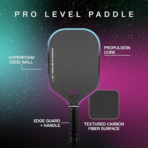 JOOLA 3S Pickleball Paddles – Raw Carbon Fiber Surface – UPA-A Certified – Ben Johns Perseus, Hyperion, Scorpeus & Magnu