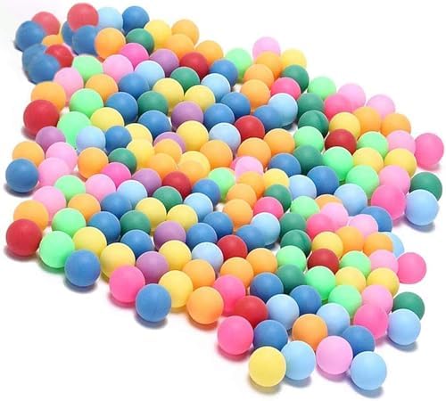 KEVINZ Assorted Color Ping Pong Balls 120-Pack for Games, Crafts, Parties, and Pets
