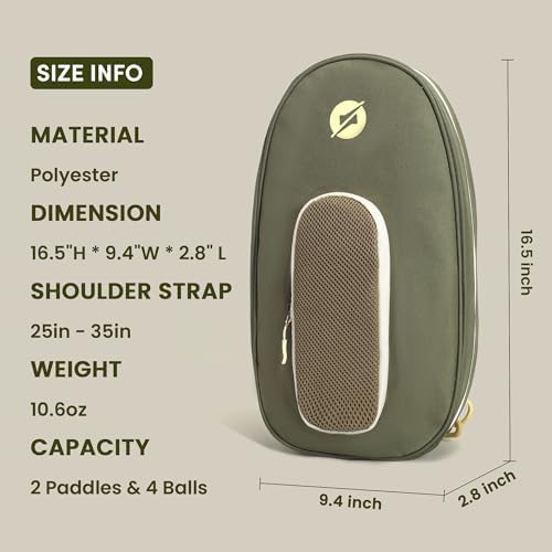 Women's Quilted Crossbody Pickleball Bag for Pickleball Paddle Storage | Pickleball Backpack for Women Sleek Quilted De