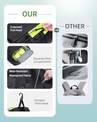 Pickleball Bag Sports Pickleball Backpack with Shoe Compartment Large Men Women Patent Pending