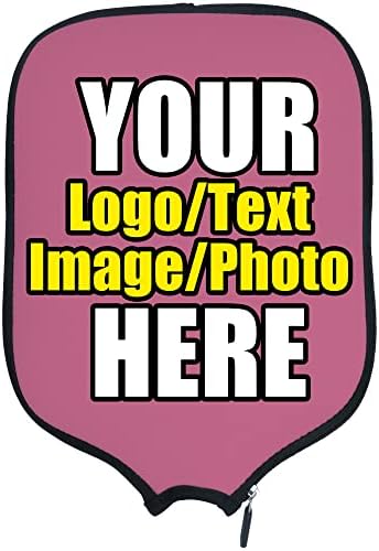 Custom Pickleballs Paddles Cover Protector, Fits Most Paddles Rackets, 8.5x11.5 inches Personalized Pickleballs Padd