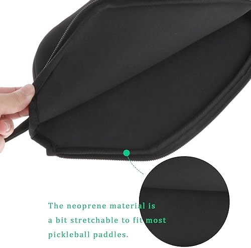 Pickleball Paddle Cover - Universal Case Size Fits Most Pickleball Paddles, Racket Sleeve Bag with Handle Strap, Great f