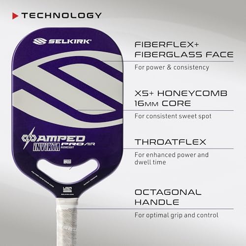 Selkirk Sport Amped Pickleball Paddles | Assembled in The USA | Unrivaled Precision & Control Selkirk Sport Amped Pro