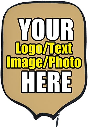 Custom Pickleballs Paddles Cover Protector, Fits Most Paddles Rackets, 8.5x11.5 inches Personalized Pickleballs Padd