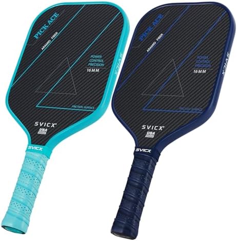 Pickleball Paddles Set of 2, Professional Carbon Fiber, Superior Control and Strong Power, USAPA Approved Pickleball Pad