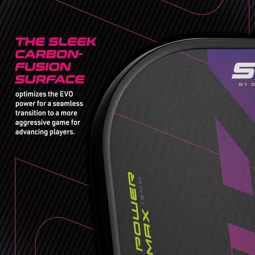 Selkirk Sport SLK Evo Next Gen Pickleball Paddle - G8 Power Carbon Fiber, SpinFlex+ Surface, Evo Power and Control | Se