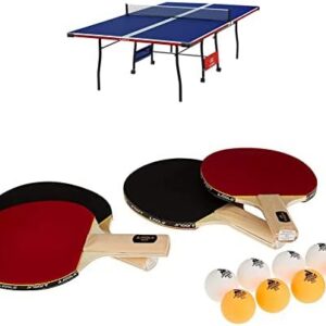 JOOLA Indoor 15mm Ping Pong Table for Beginners and Families to Enjoy Home Matches | JOOLA All-in-One Indoor Table Tenn