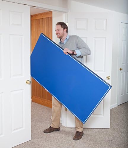 JOOLA Regulation Ping Pong Table Top with Net for Pool Tables - Converts Billiards to Ping Pong - Includes Foam Padding