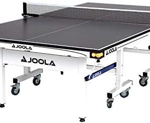 JOOLA Rally TL Professional Ping Pong Table w/ Quick Clamp Net & Post - Quick Assembly - Tournament Quality - Indoor Set