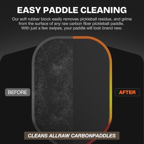 Pickleball Paddles - Professional Carbon Fiber Paddle with Honeycomb Core - Lightweight Precision & Enhanced Shock Absor