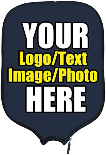 Custom Pickleballs Paddles Cover Protector, Fits Most Paddles Rackets, 8.5x11.5 inches Personalized Pickleballs Padd