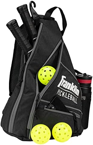 Franklin Sports Pickleball Bags - Sling Bag Backpack for Gear + Equipment - Perfect for Men + Women - Holds Paddles, Bal