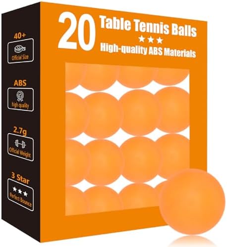 3 Star High Performance ABS Table Tennis Balls - Training, Game