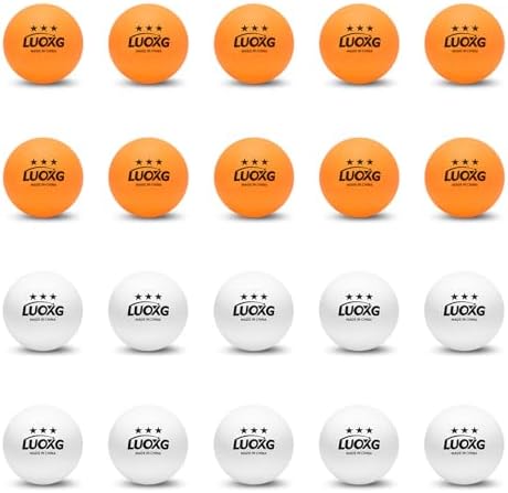 Ping Pong Balls 20 Pack 3 Star Table Tennis Balls Beginner Professional Orange White
