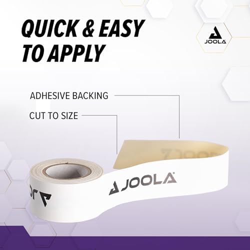 JOOLA Pickleball Paddle Edge Tape | Protects Edge Guard, Fits Any Brand & Size, 5 Meter Roll | Perfect for Enthusiasts &