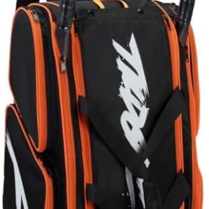 Pickleball Bag - Large Paddle Bag for 4 Paddles & Accessories - Fence Hook, Extra Pockets, Shoe Compartment for Pickleba