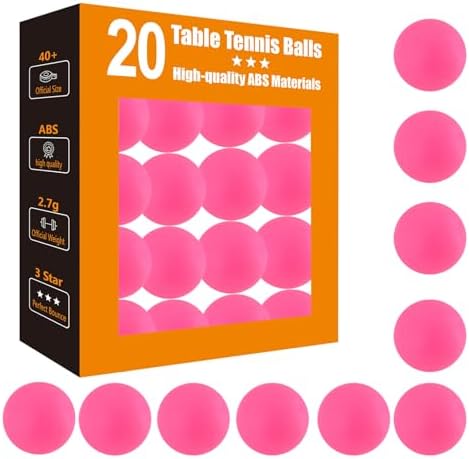 3 Star High Performance ABS Table Tennis Balls - Training, Game