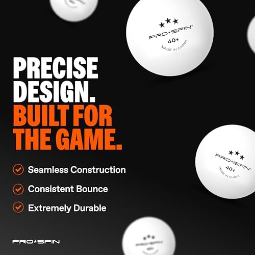 Professional Quality Ping Pong Paddle Set - High-Performance, Premium Rackets | 3-Star Balls | Compact Storage Case | In