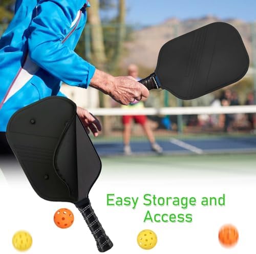 Pickleball Paddle Cover Universal Size Protective Pickleball Equipment Silicone Sleeve