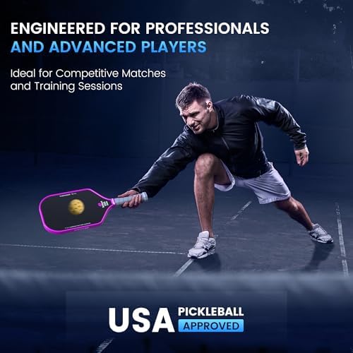 USAPA Approved Carbon Fiber Pickleball Paddles for Aggressive Players USAPA Approved Carbon Fiber Pickleball Paddles wit