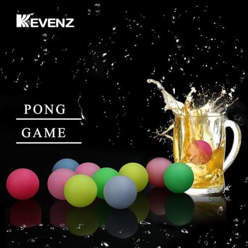 KEVINZ Assorted Color Ping Pong Balls 120-Pack for Games, Crafts, Parties, and Pets