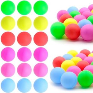 30 Pieces 40mm Colored Table Tennis Balls for DIY Games and Party Decoration (6 Colors) Small Balls for Table Tennis